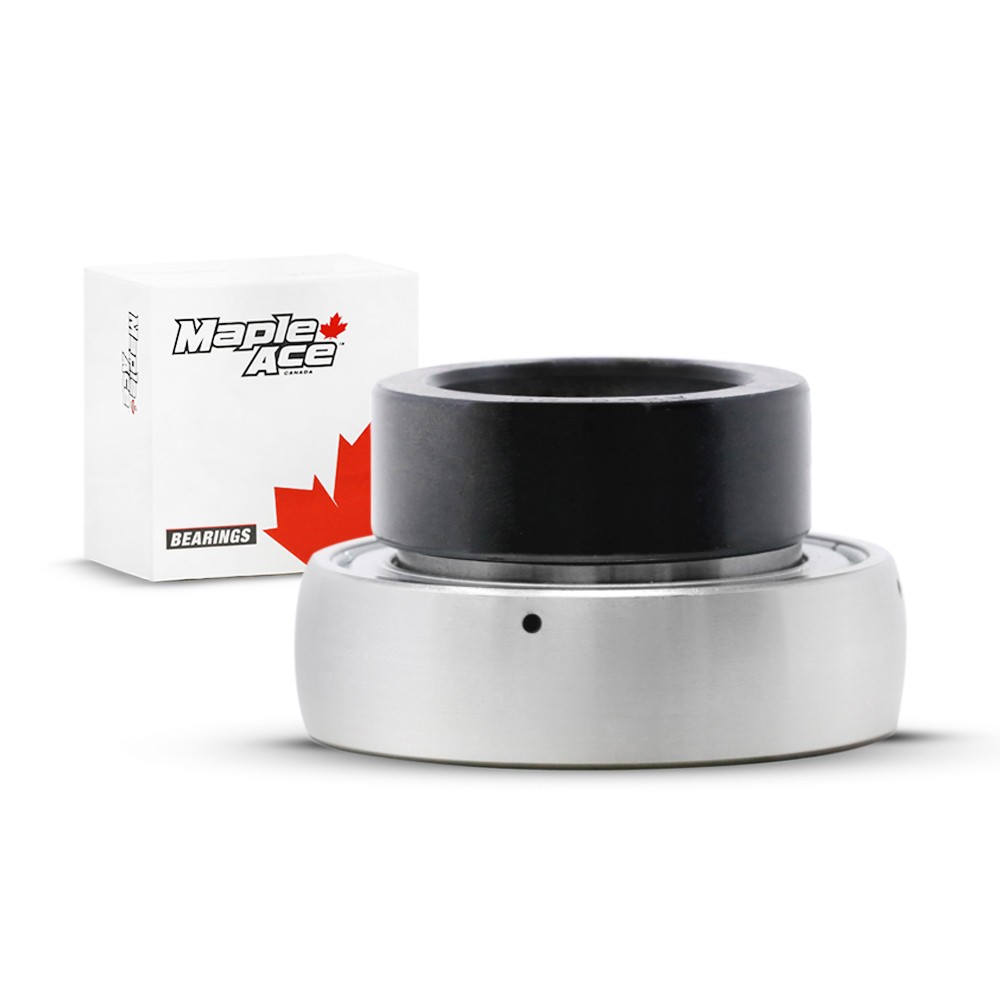 SA202-10 Insert Bearing 5/8″ Bore, Spherical OD Eccentric Lock Collar, Lube Hole