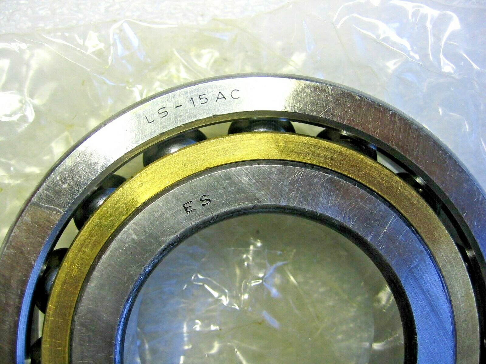 Consolidated LS-15-AC Angular Contact Ball Bearing 2″ x 4″ x 13/16″ – NIB