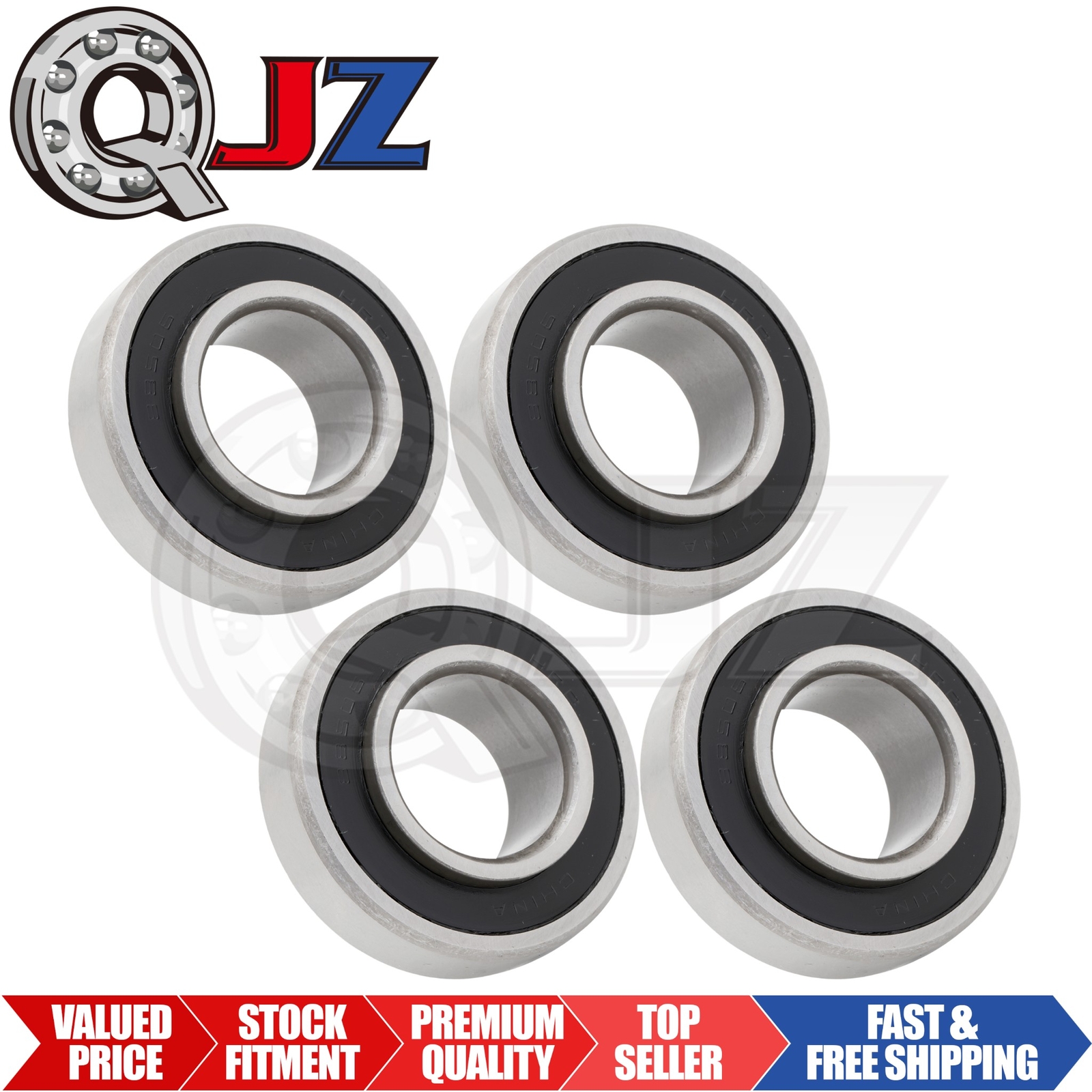 [Qty.4] 88506 Agricultural Equipment Ball Bearing [30mm ID x 62mm OD x 16mm W]