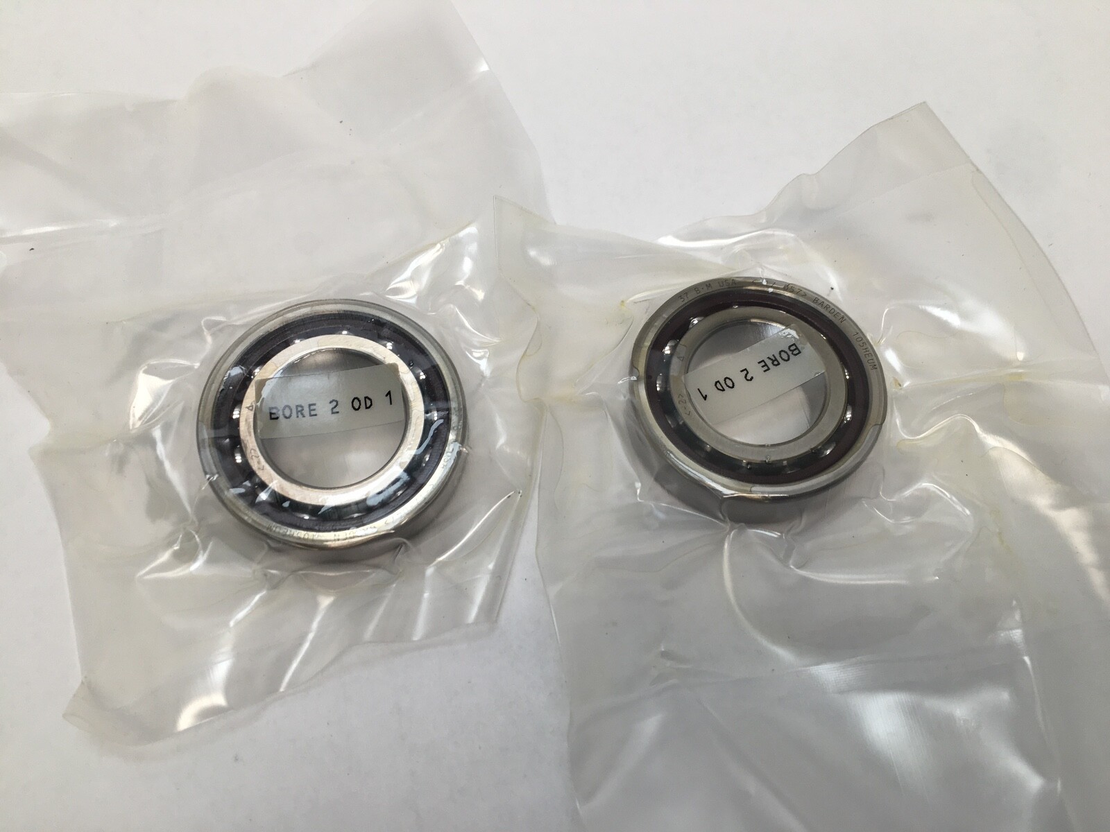 Barden 105HEDUM Angular Contact Bearing 25x47x12 mm 7005 105 HEDUM HEUM USA Set