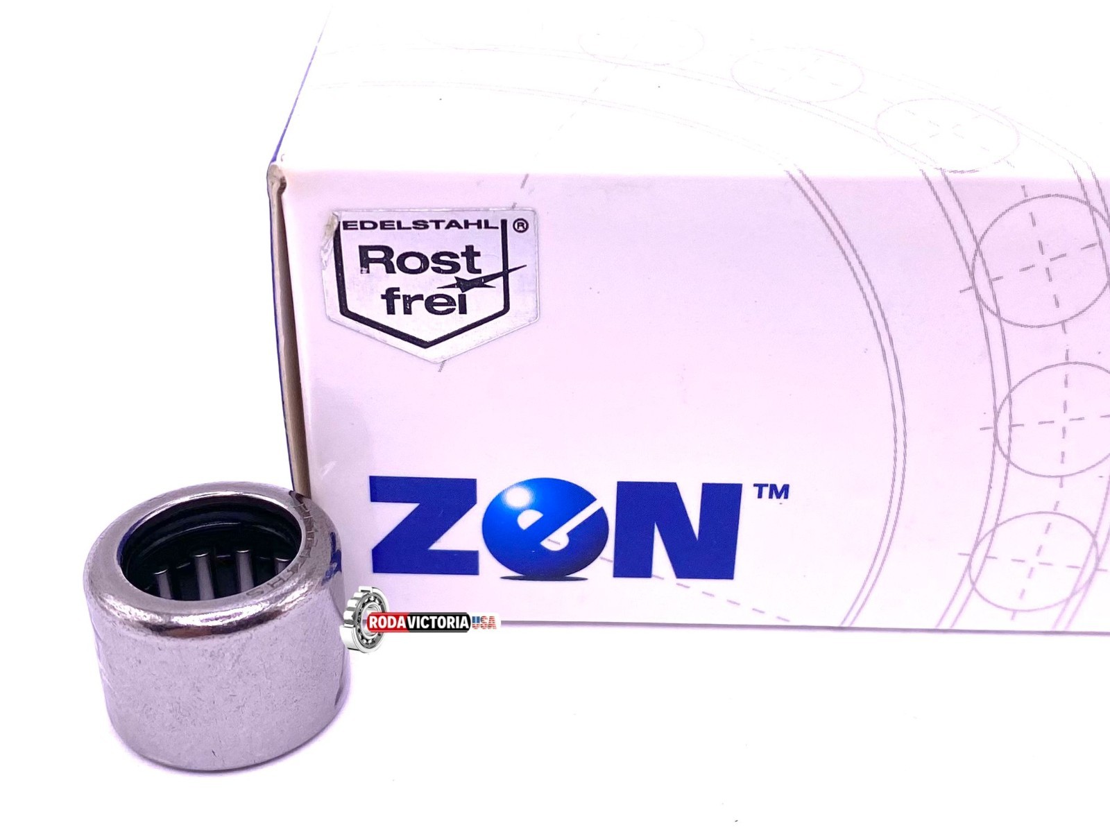 ZEN HK1214 RS Drawn Cup Needle Roller Bearing 12x18x14 mm