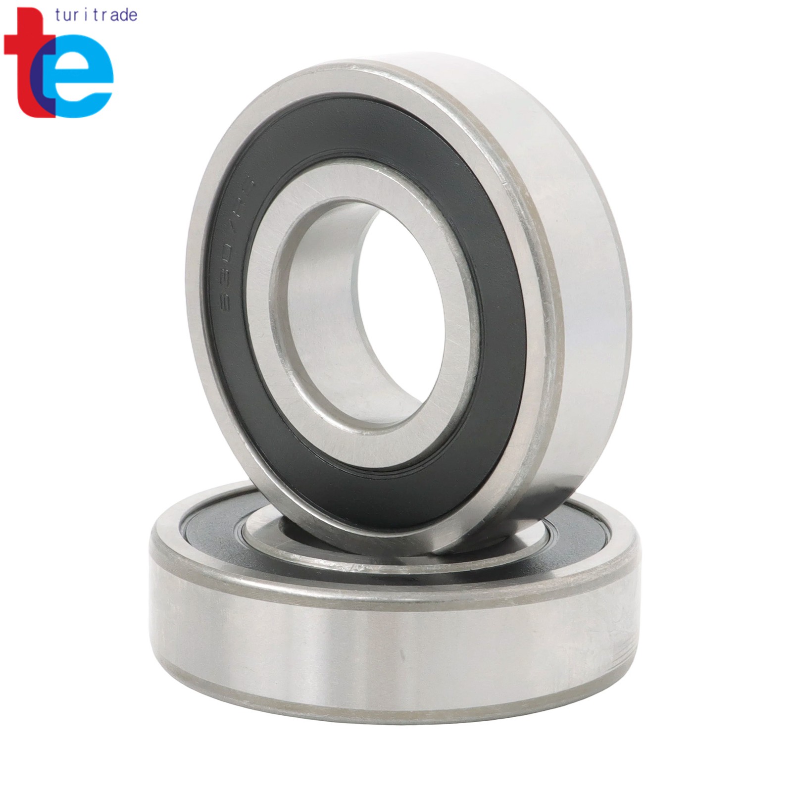 2 Pcs 6307 2RS Bearing 35x80x21mm Deep Groove Double Rubber Sealed Industrial