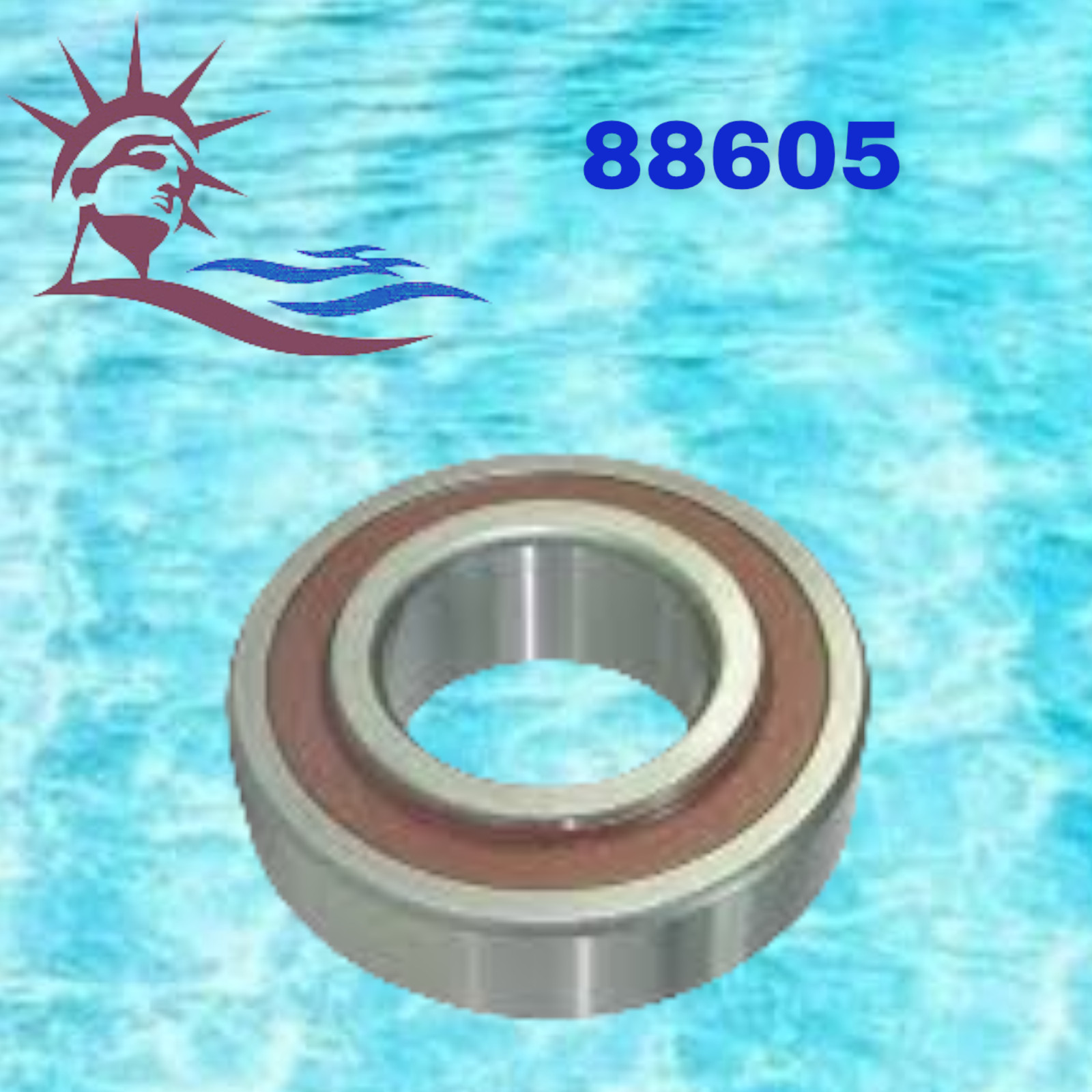 88605 WJB Radial Ball Bearing W2 Felt Seals BY PREMIUM BEARING SOURCE