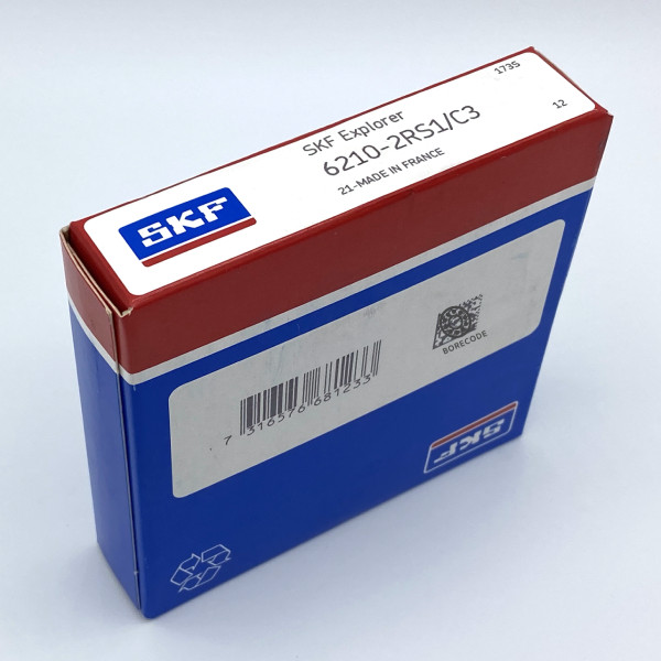 SKF 6210-2RS1/C3 Deep groove ball bearing with seals