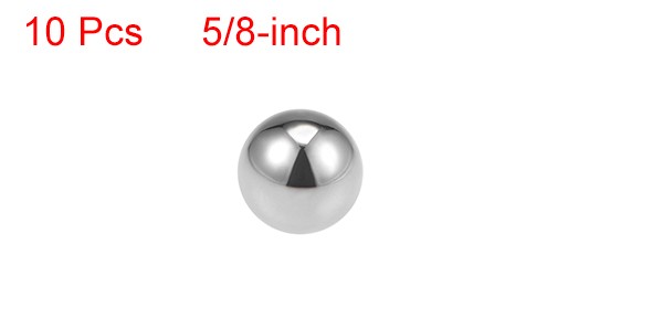 Bearing Balls 5/8 Inch 304 Stainless Steel G100 Precision 10pcs