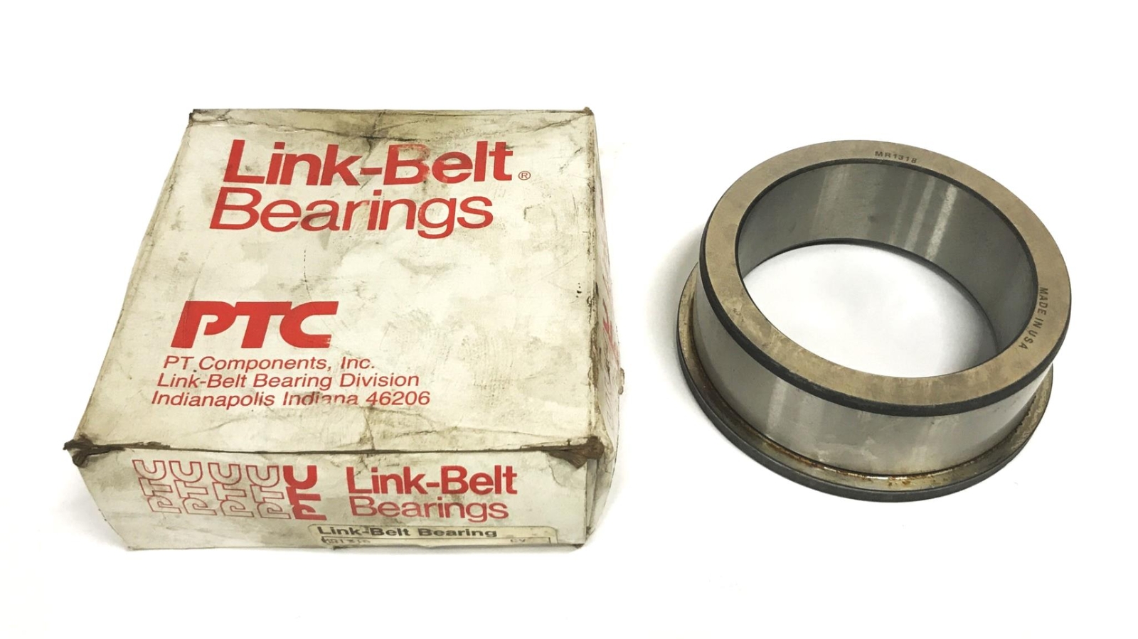 PTC Link-Belt Cylindrical Roller Bearing Inner Ring/Cam Follower MR1318 NOS