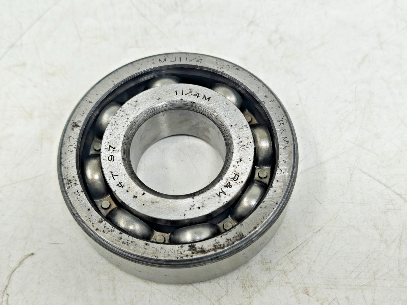 MJ 1 1/4M R&M Deep Groove Ball Bearing MJ1.1/4 M / MS 12 / RMS 10 / MJ 1-1/4 M