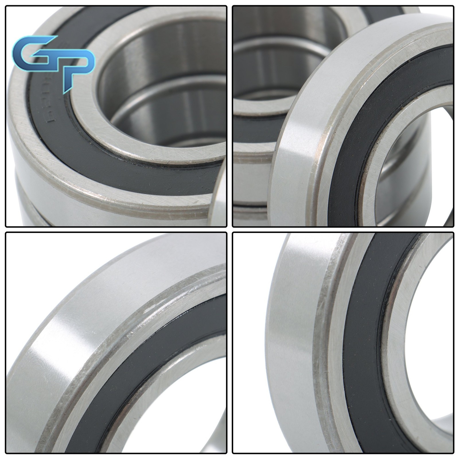 6208-2RS Ball Bearings 4pcs Set 40x80x18mm Double Sealed