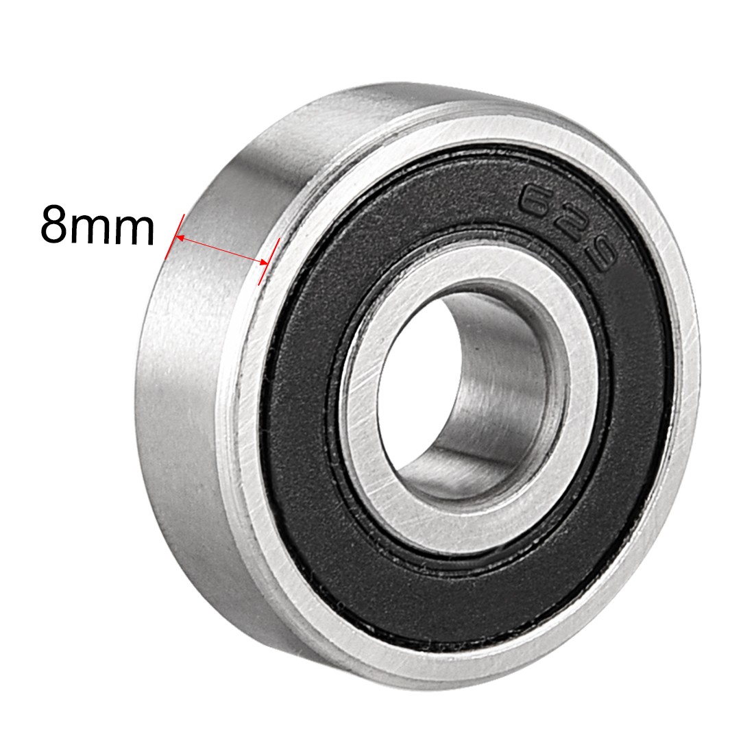 10Pcs 9x26x8mm Double Sealed 629-2RS Deep Groove Ball Bearing Carbon Steel