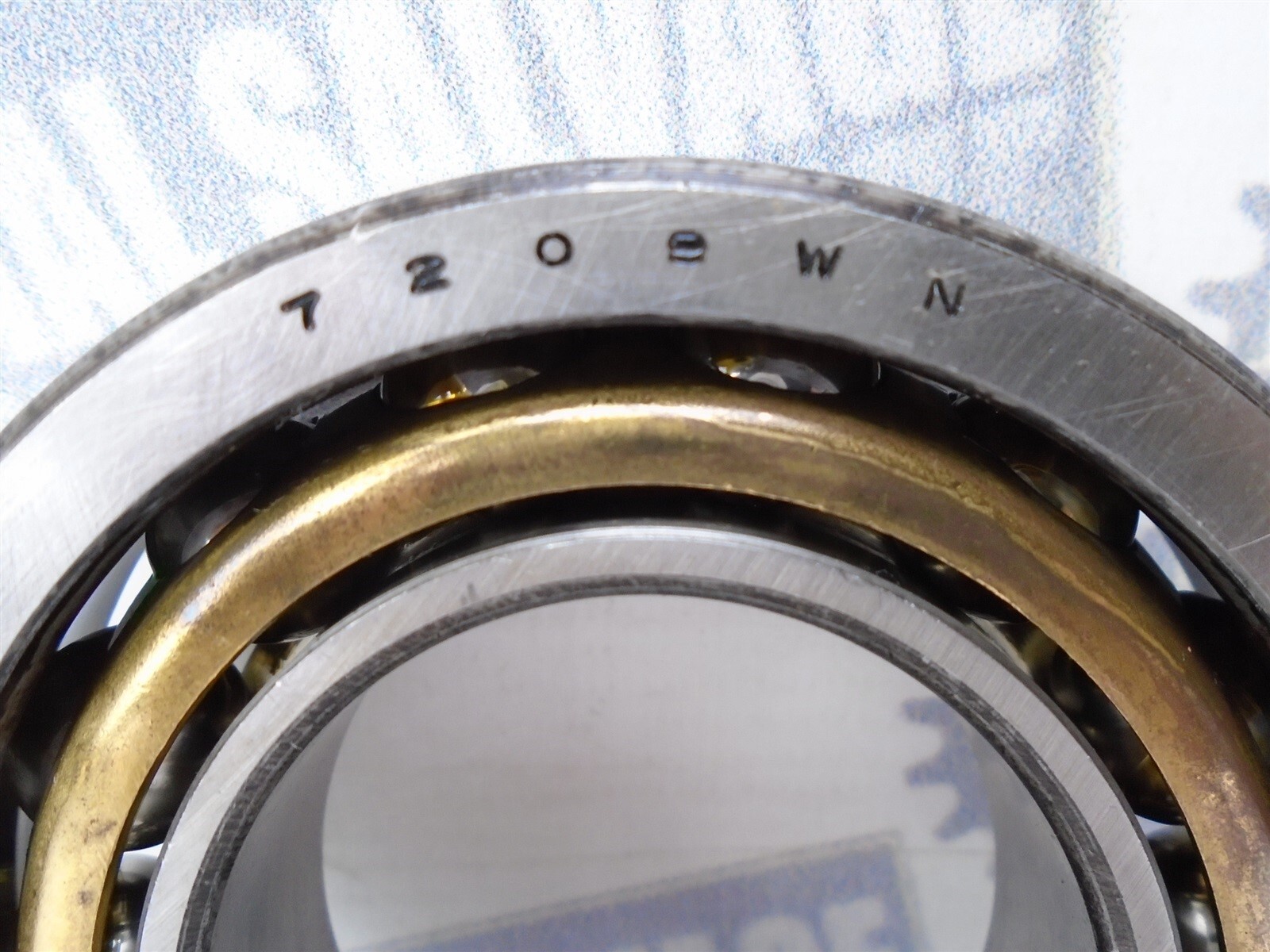 FAFNIR – 7209WN Angular Contact Bearing – 40° Angle 45mm x 85mm x 19mm (NEW)