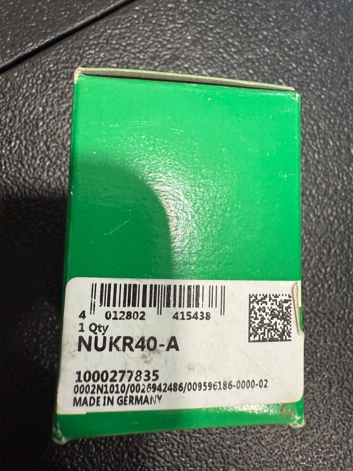 INA NUKR40-A CAM FOLLOWER BEARING. FREE SHIPPING USPS.