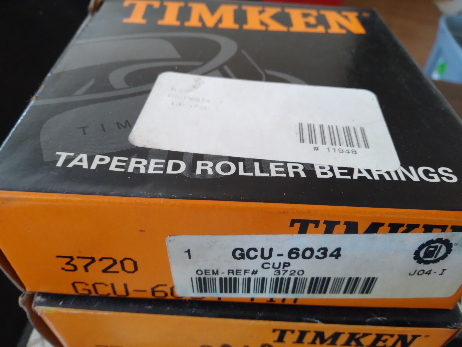 New PAI GCU-6034-TIM Tapered Roller Bearing Cup 3720