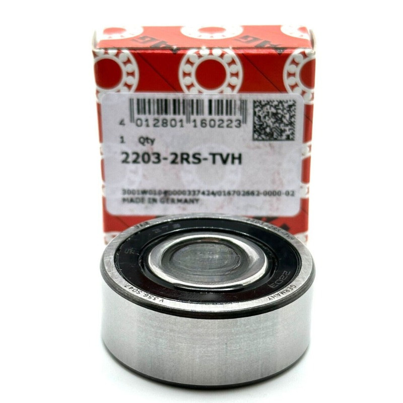 FAG 2203 2RS TVH SELF ALIGNING BALL BEARING,RUBBER SEALED 17x40x16m