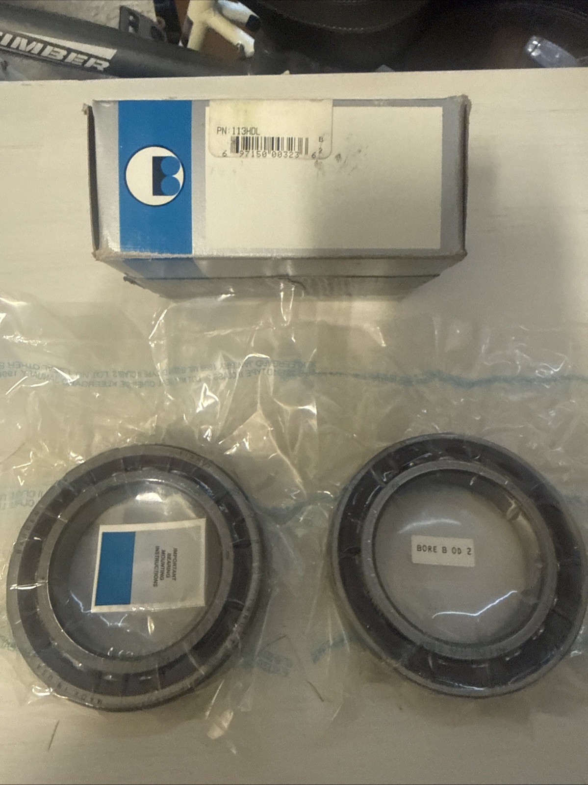 *** Barden 113HDL Angular Contact Bearing 65mm Bore (2 pcs/1 set)