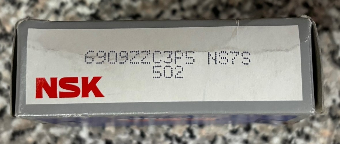 NSK 6909ZZC3P5 Precision Ball Bearing C3 P5 45x68x12mm w/ Cert NEW