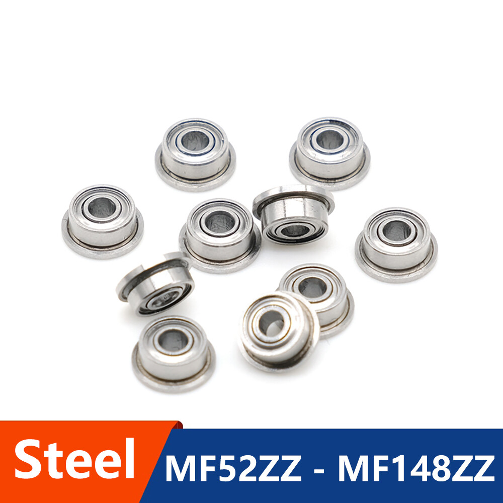 MF52ZZ – MF148ZZ Series. Flanged Miniature Bearings Double Shielded Bearing