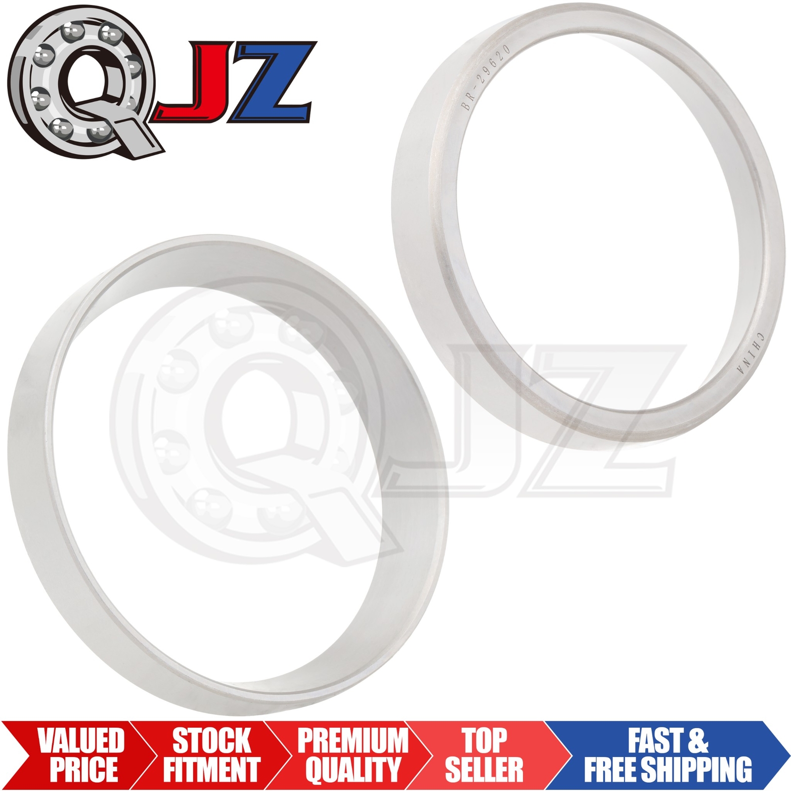 [Qty.2] BR-29620 Tapered Roller Bearing Single-Cup/Race [4.4375in OD x 0.75in W]