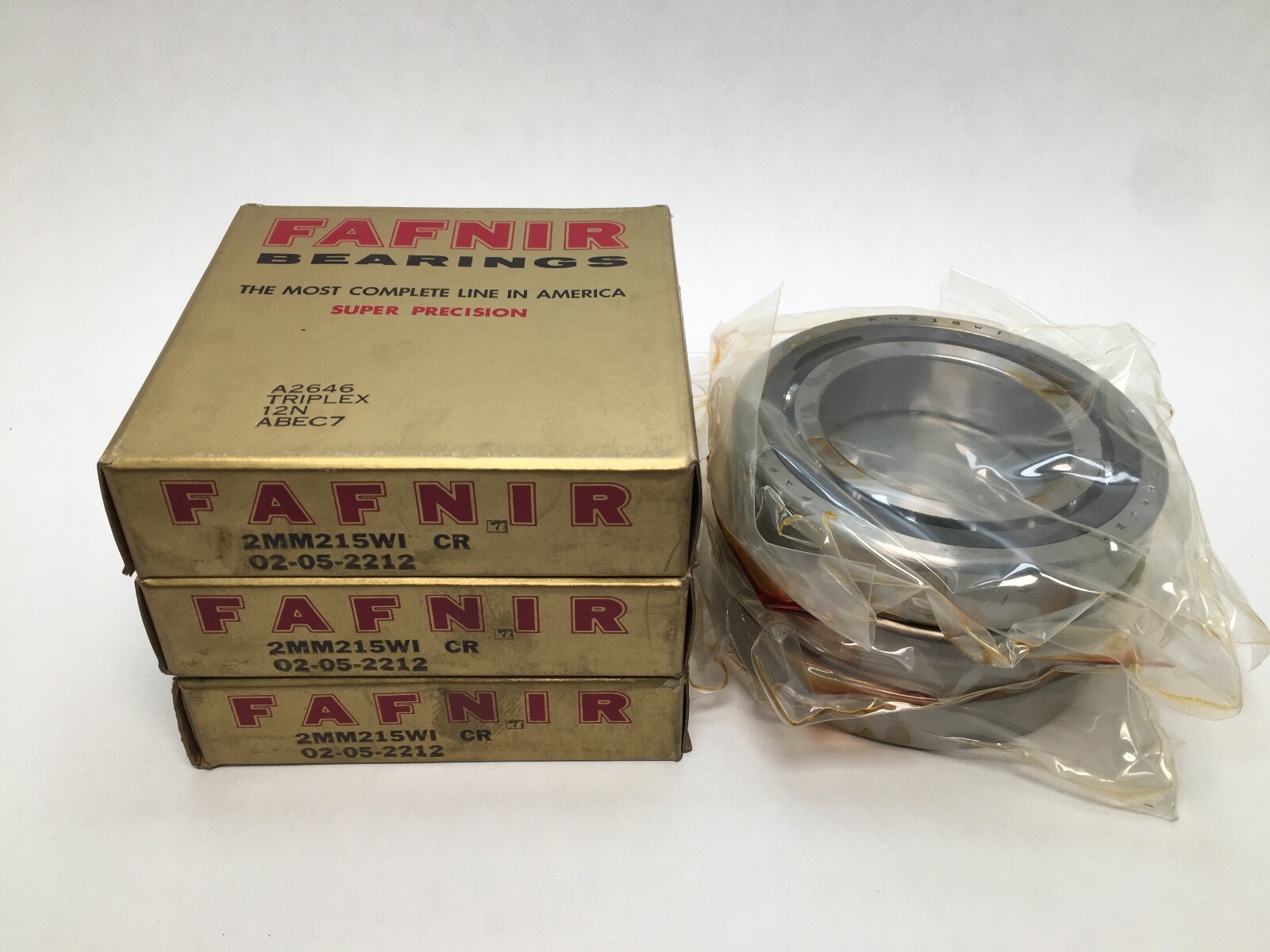 Fafnir 2MM215WI-TUL Bearing 75x130x25 mm 7215-C 2MM-215-WI-CR-T/TRI ABEC7 USA