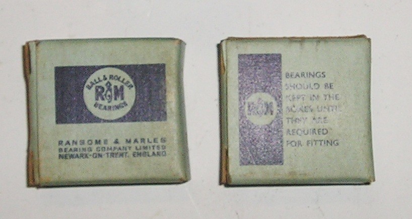 49-162 nos 1 pair M10 R&M brand 3 piece magneto bearing size 10x28x8 mm