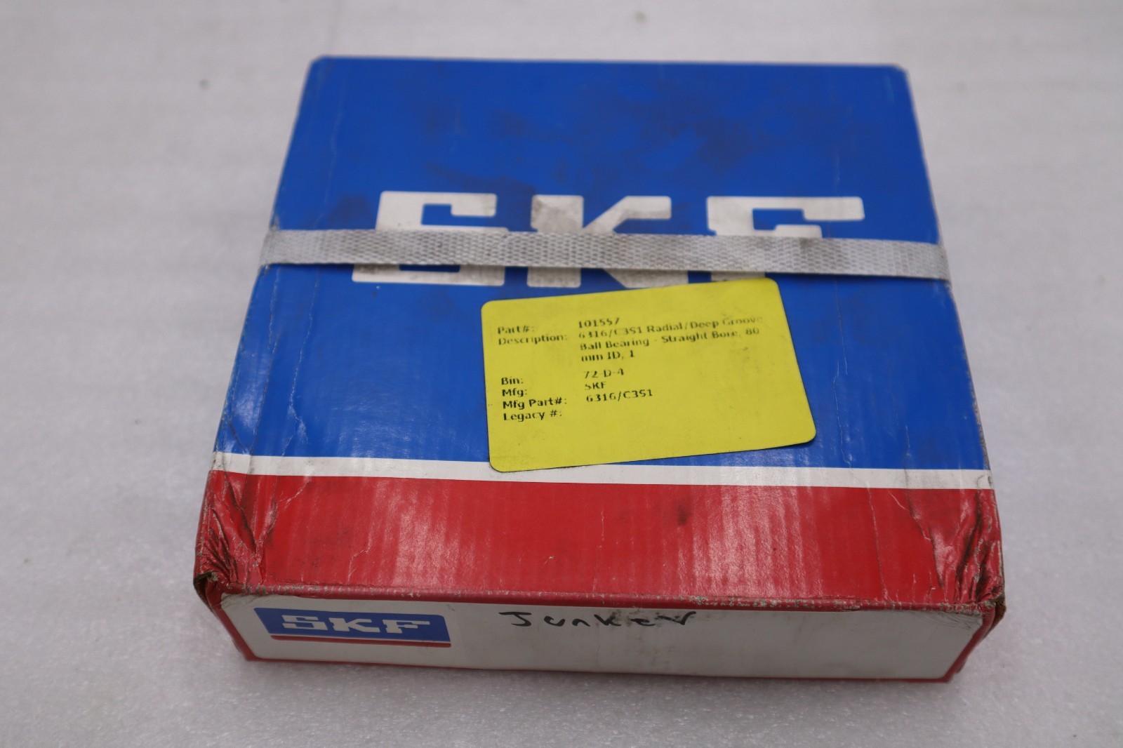 SKF 6316/C3S1 / 6316C3S1 Single Row Ball Bearing – NEW IN BOX – STOCK 5598CC