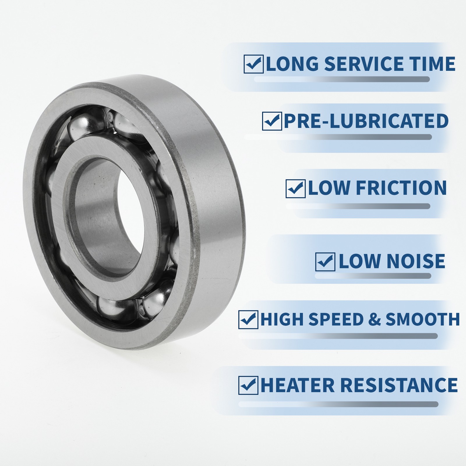 63/32 Deep Throat Bearings P5 32x75x20 1pc for Scooters and Skateboards