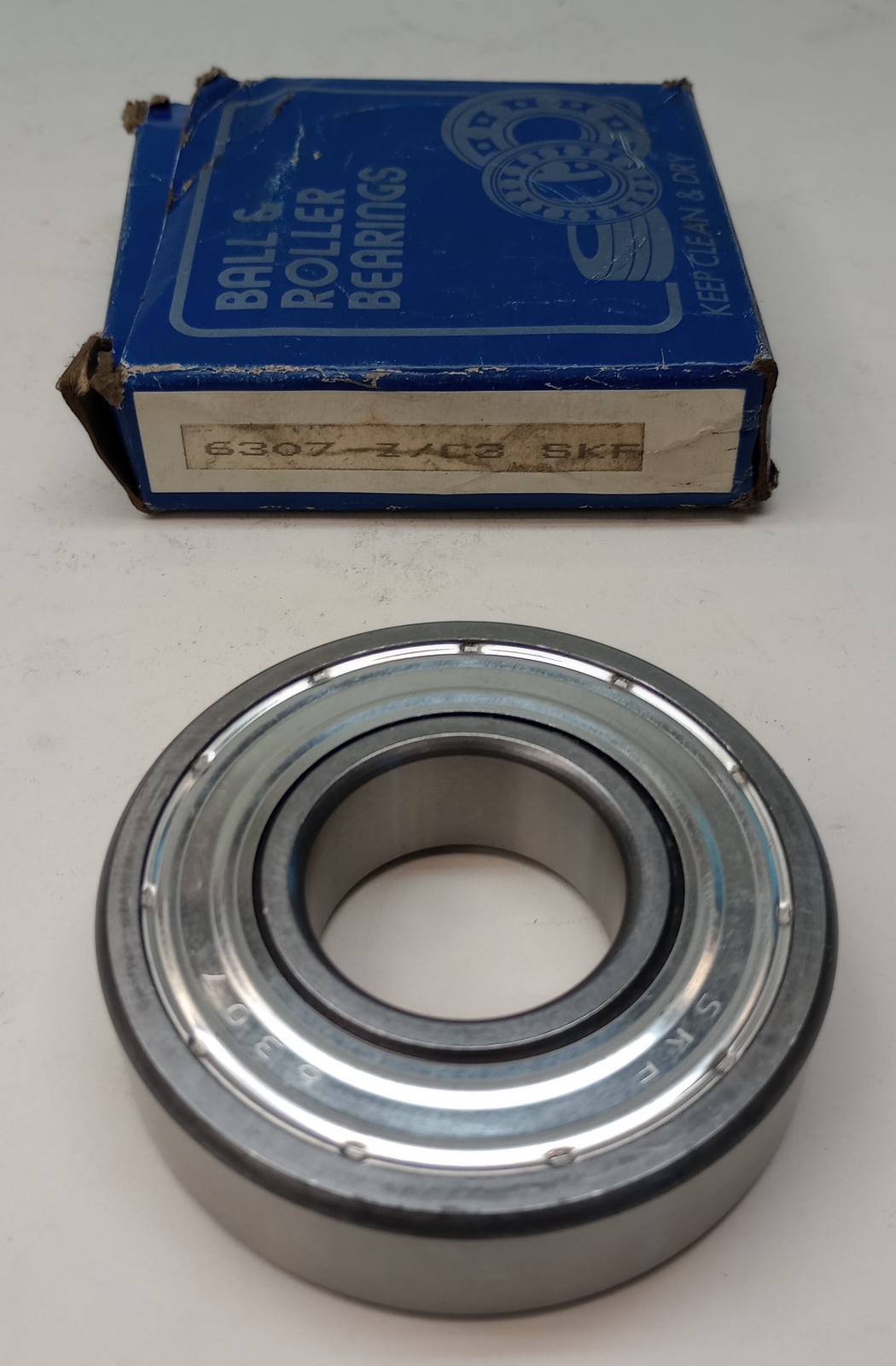 SKF 6307Z-C3 Ball Bearing Deep Groove 35 x 80 x 21mm 6307-Z-C3 Single Shielded