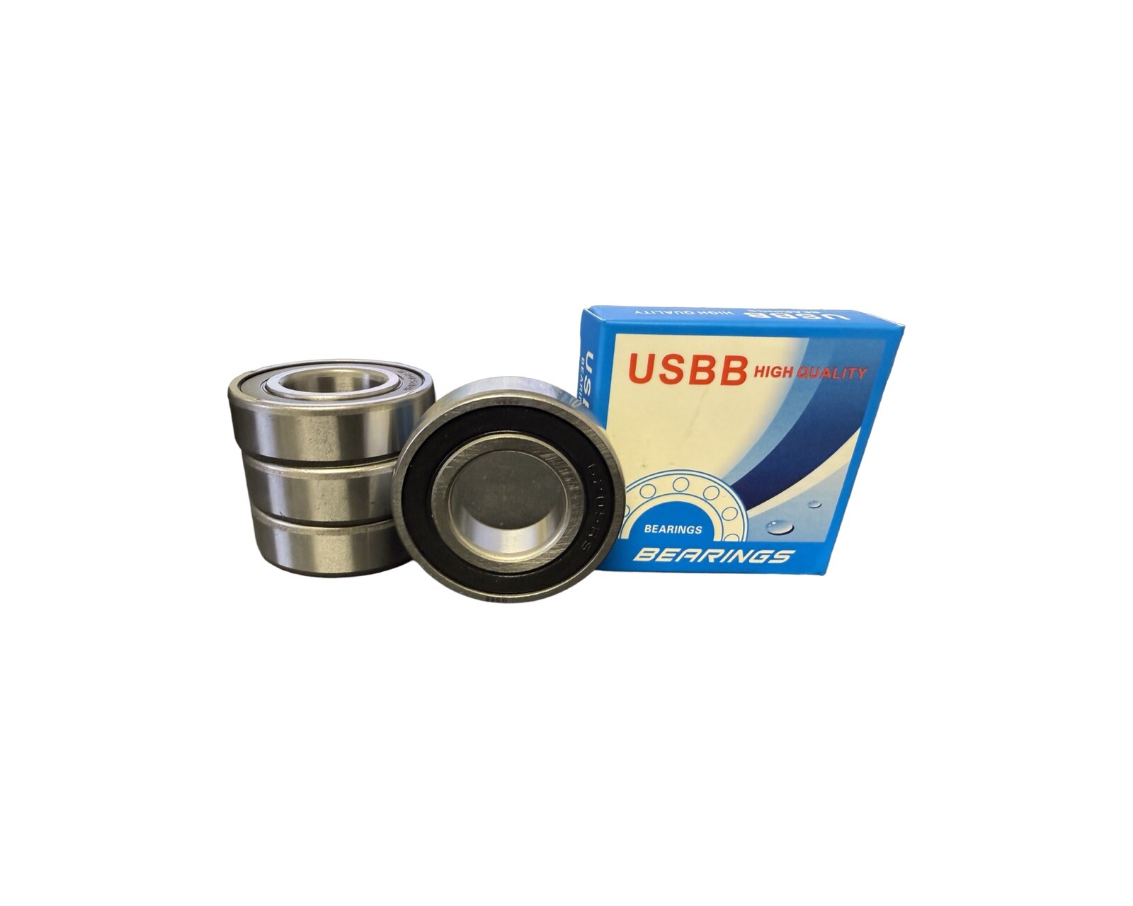 (4) 6203-2rs-12 Premium Ball Bearing Sealed C3 .3/4″ (19.05mm) x 40mm x 12mm