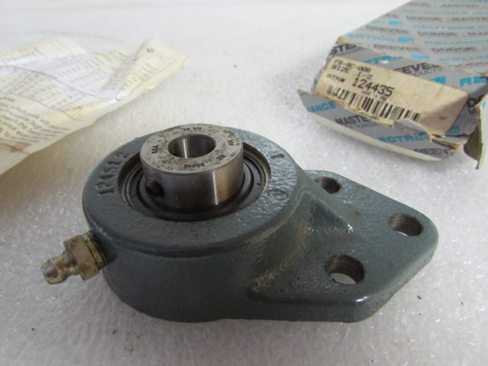 Dodge-Reliance Electric Flange Mount Ball Bearing FB-SC-008 Size 1/2 Bore 124435