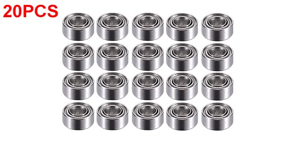 20pcs 683ZZ 3x7x3mm Double Metal Shield Single Row Deep Groove Ball Bearings