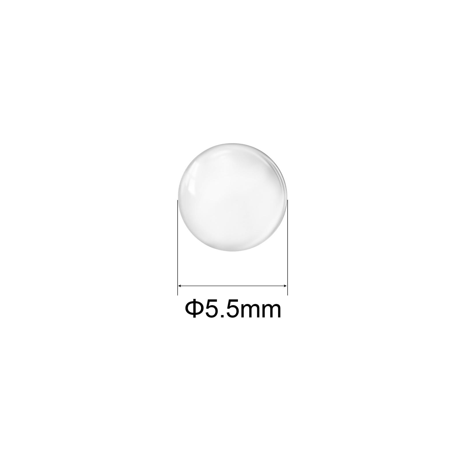 500pcs 5.5mm Solid Round Clear Glass Ball Boiling Stones Soda Lime Glass Beads