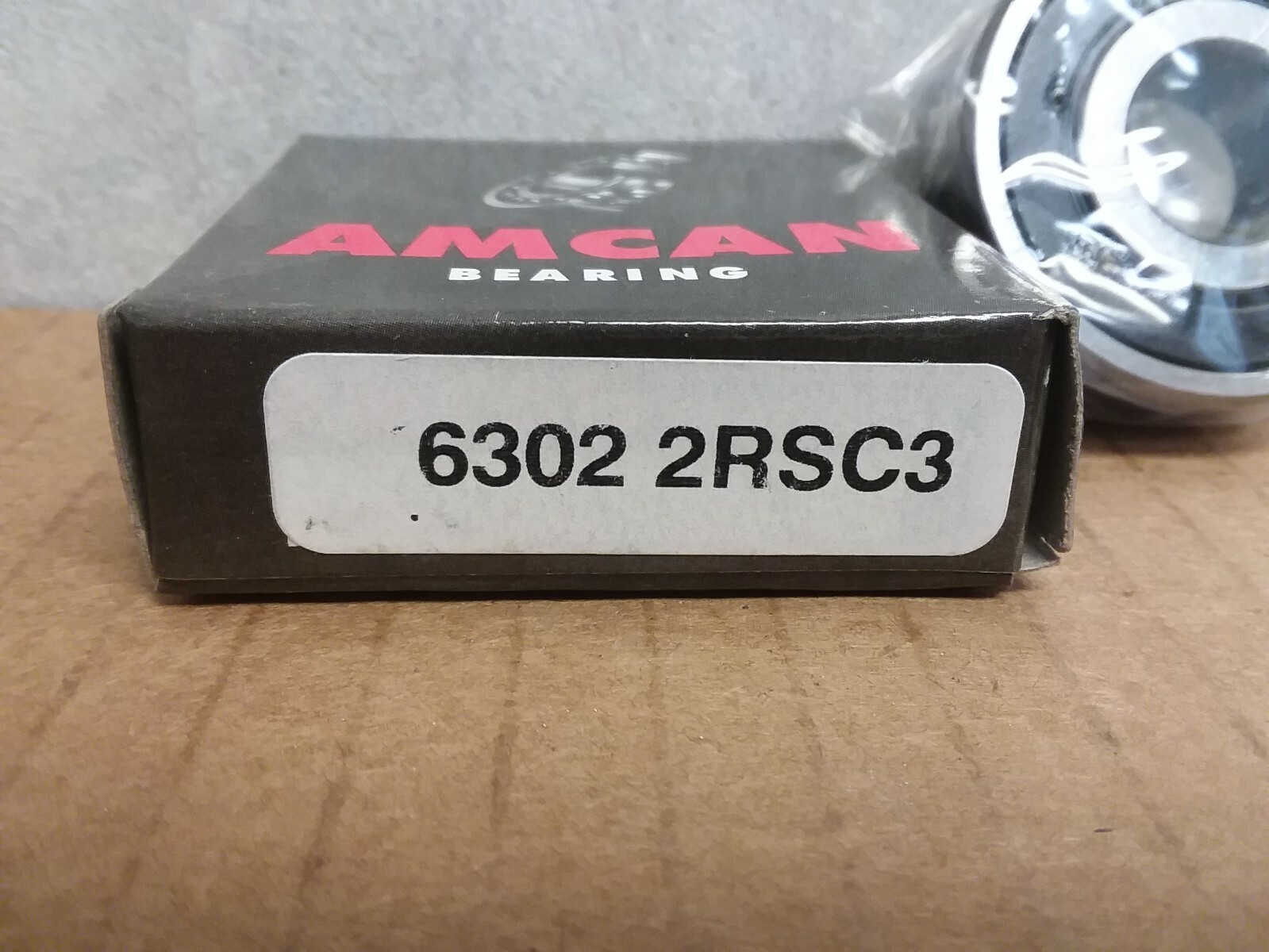 AMCAN 6302 2RSC3 Radial Ball Bearing – Lot of 6