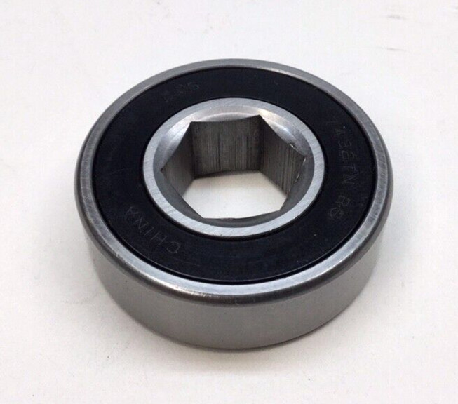 C&S 7436TN Ball Bearing Hex Bore 0.6250in ID X 1.6250in OD X 0.500in W Sealed