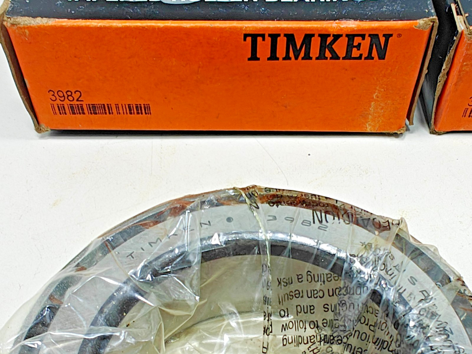 (2Pcs) 3982 Timken Tapered Roller Bearing Cone Only Timken 3982 USA LOT OF 2 PCS