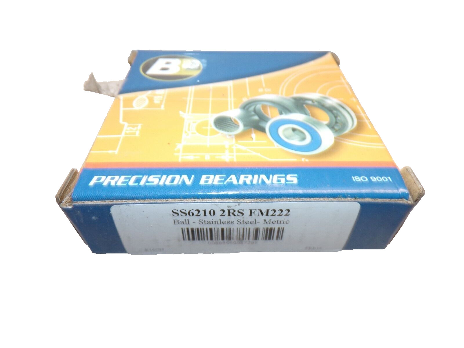 NEW BL TRITAN 50mm STAINLESS STEEL RADIAL BALL BEARING SS6210 2RS FM222