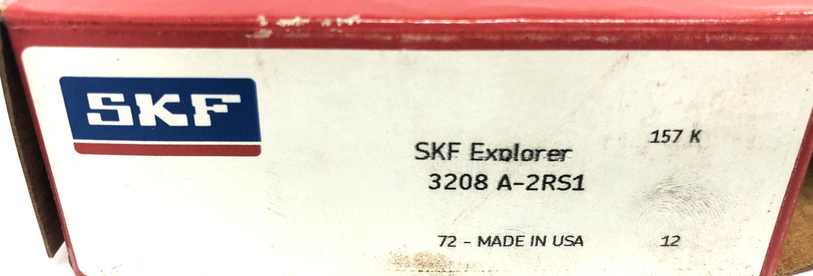 SKF Double Row Angular Contact Ball Bearing 3208A-2RS1 NOS