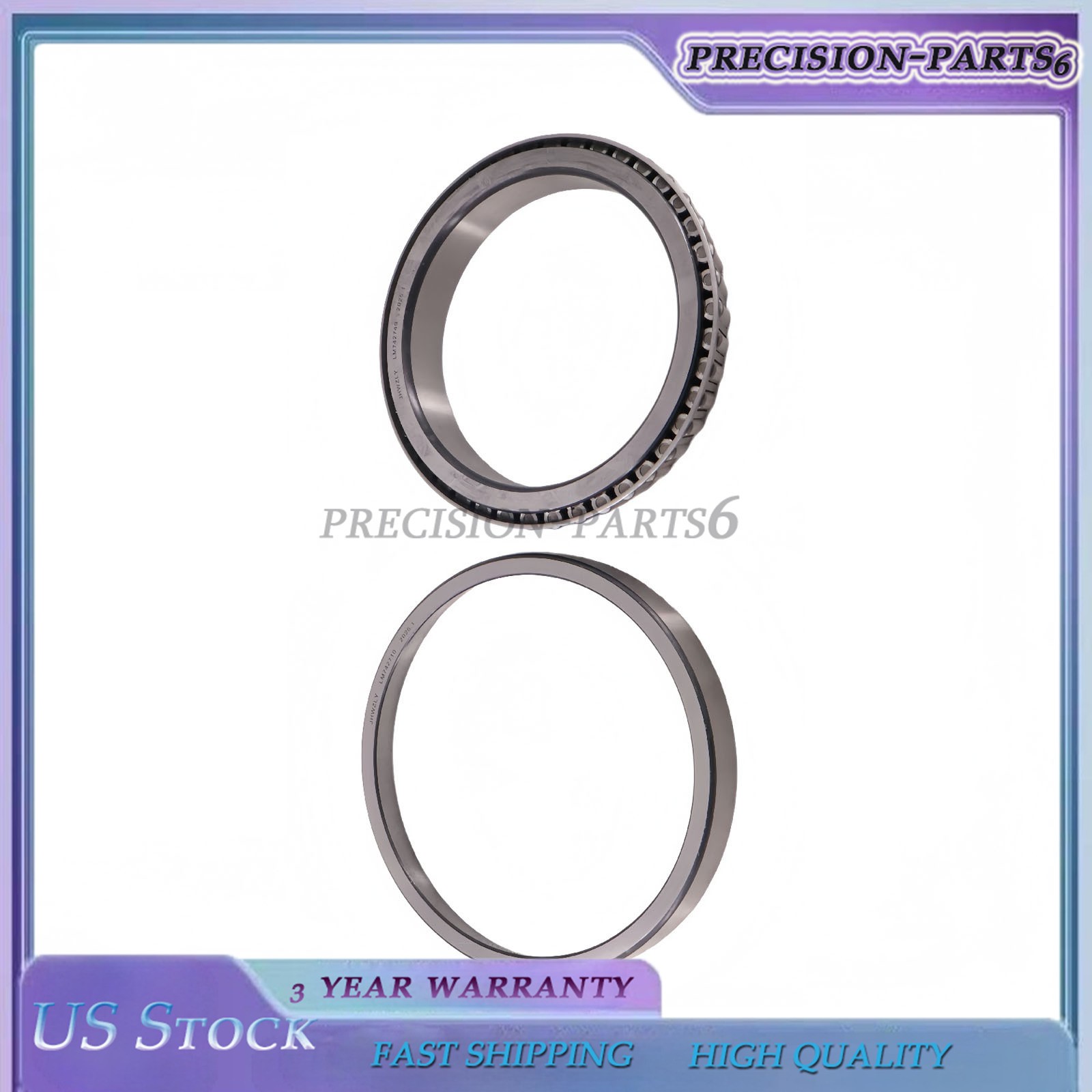 Tapered Roller Bearing Set Cup and Cone LM742749 LM742710 1-Piece New 1PC PC