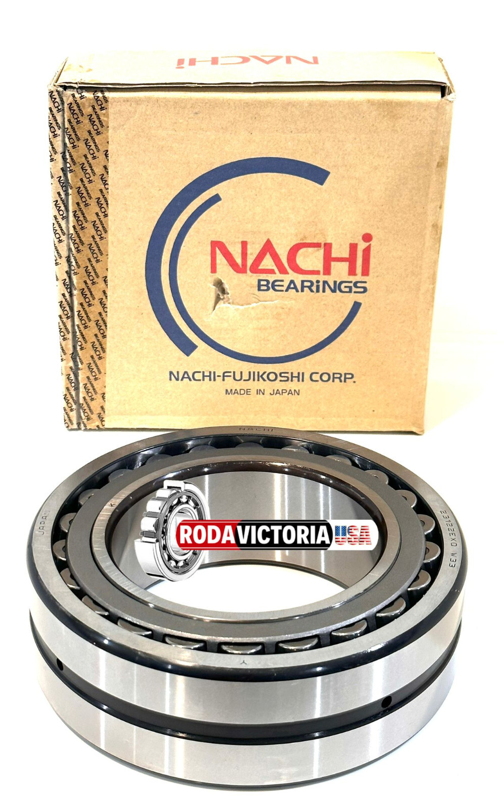 NACHI JAPAN 23122 EXQW33K SPHERICAL ROLLER BEARING 110x180x56mm
