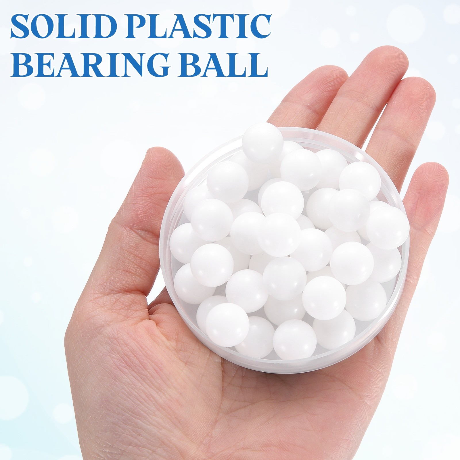 100pcs POM 15/32″ 12mm Bearing Balls for Plastic Bearings
