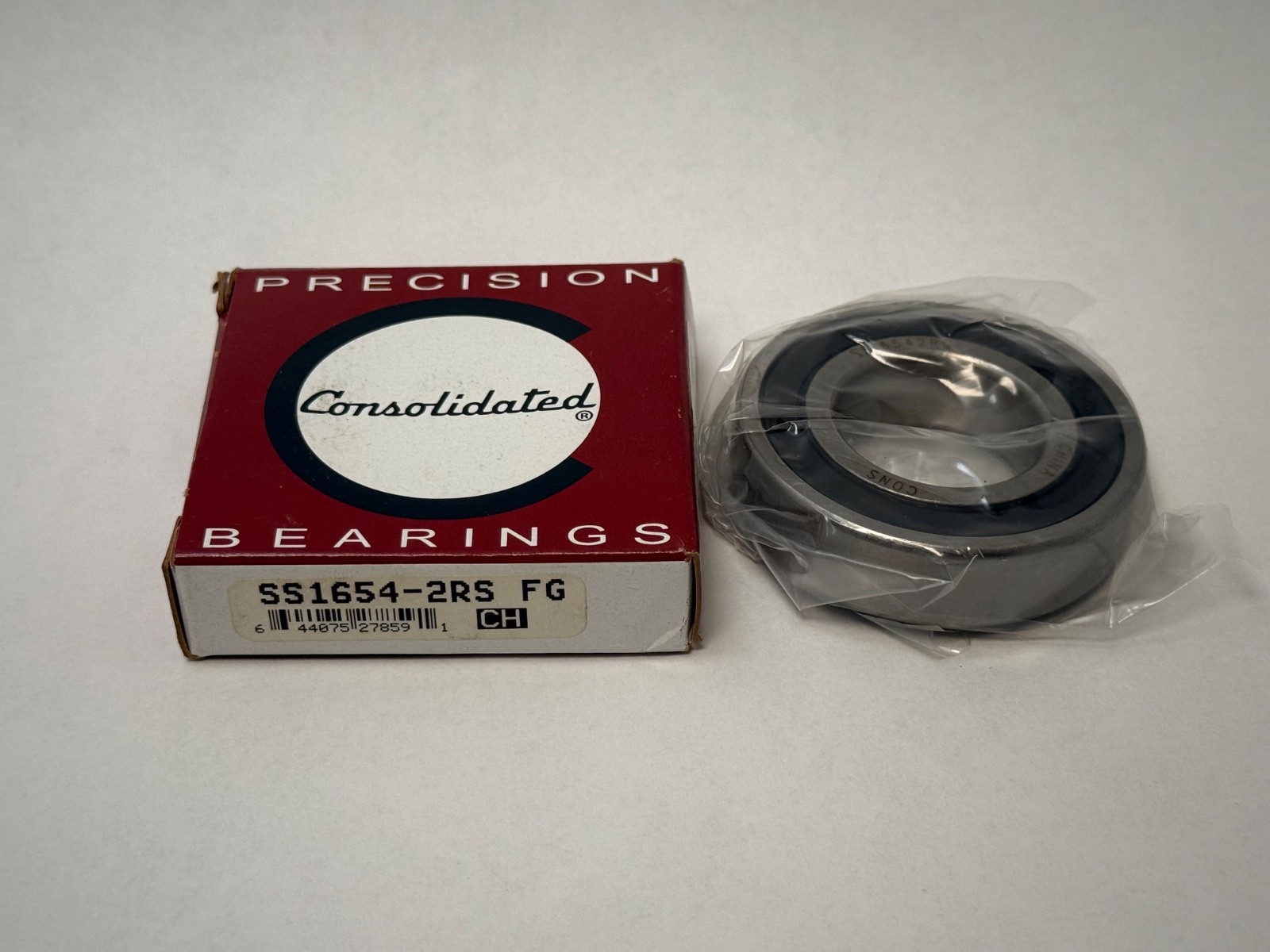 Cons SS1654-2RS-FG Bearing Rubber Sealed 1-1/4×2-1/2×5/8″ SS-1654-2RS Food Grade