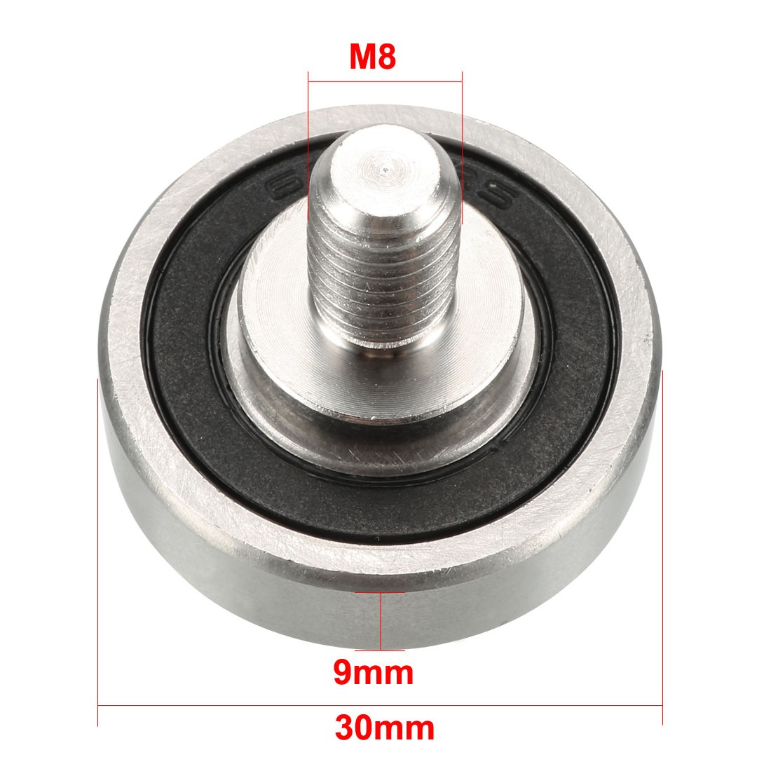 Roller Idler Bearing Pulley Sliding Conveyor Wheel Threaded Rod M8 X 12