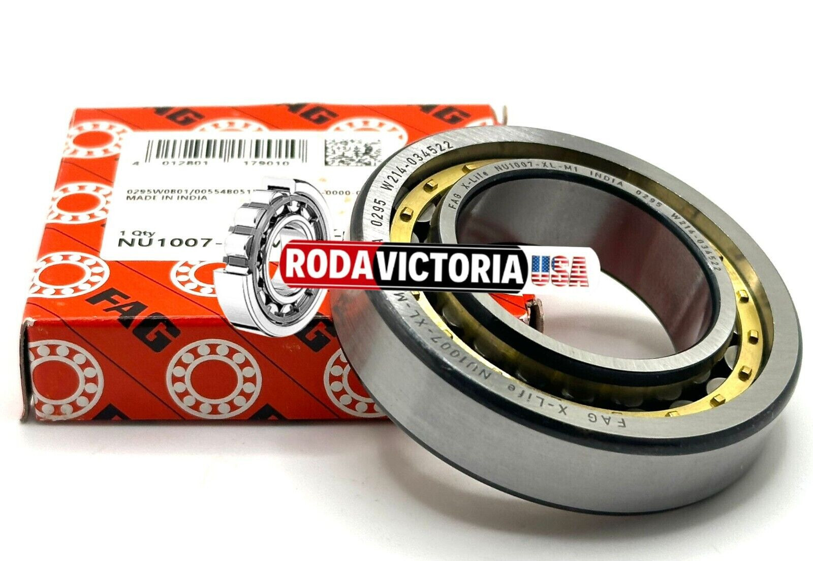 FAG NU1007 M1 CYLINDRICAL ROLLER BEARING 35x62x14 mm.