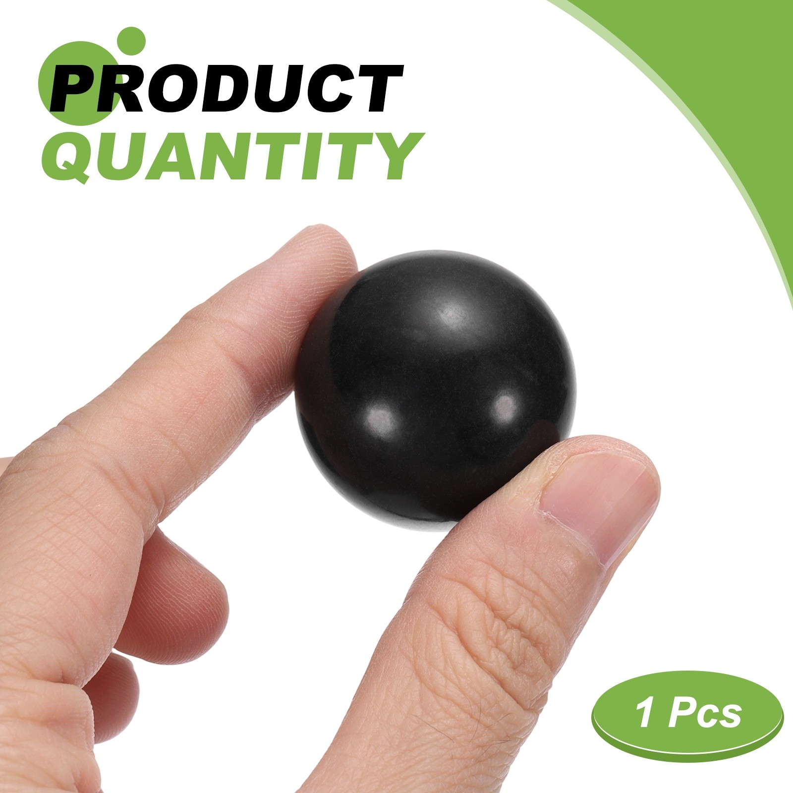 POM Plastic Bearing Balls G2 1-3/16″(30mm) Solid Plastic Balls, Black
