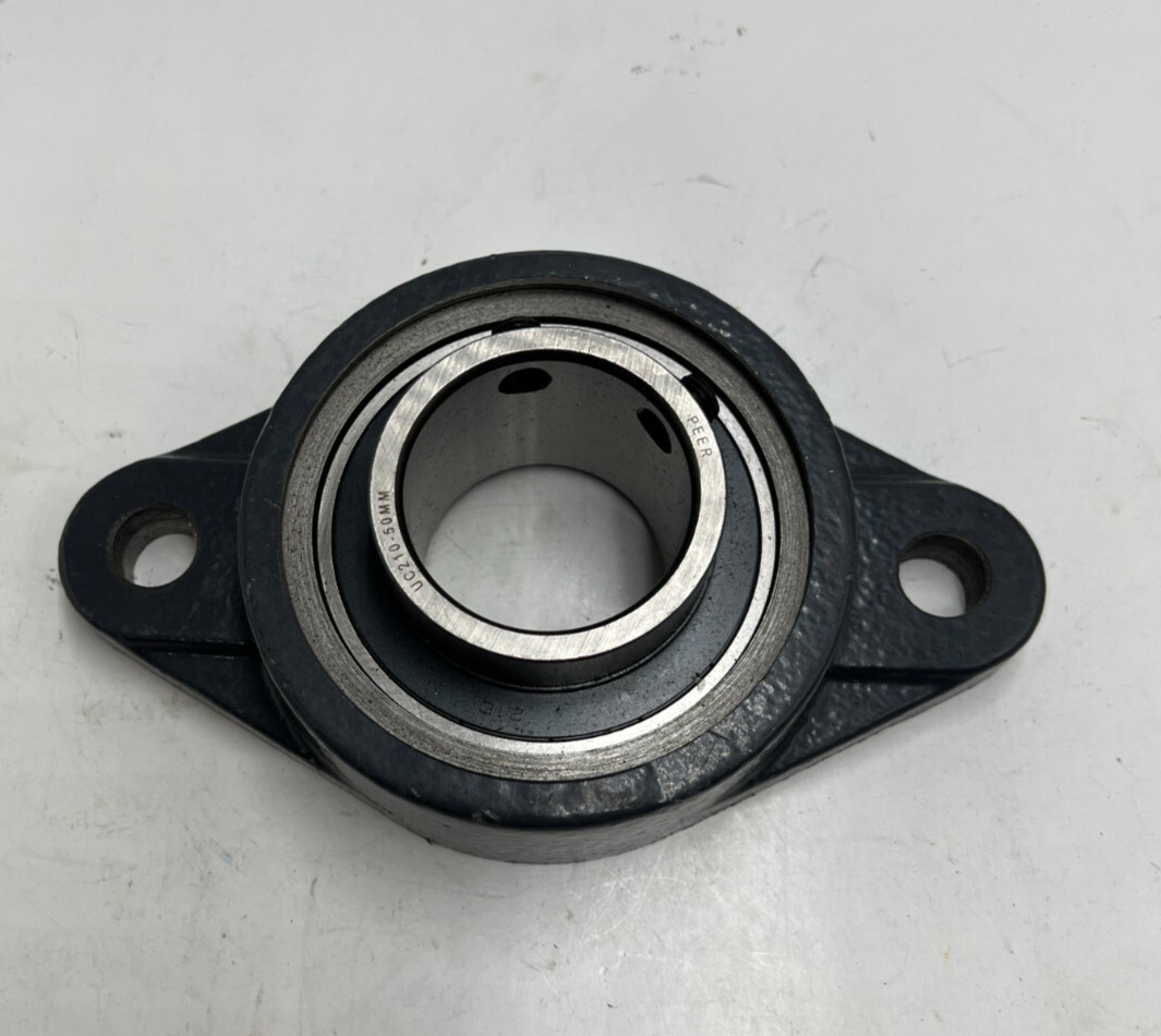 PEER UC210-50MM 2-Bolt Mounted Ball Bearing Cast Iron 50mm Bore Dia