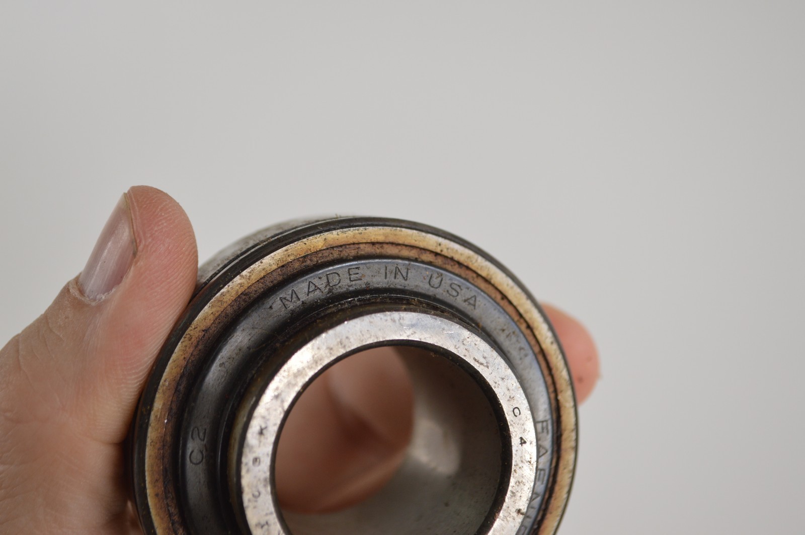 FAFNIR G1103KRR Ball Insert Bearing 1-3/16″ ID -NO COLLAR – MADE IN USA