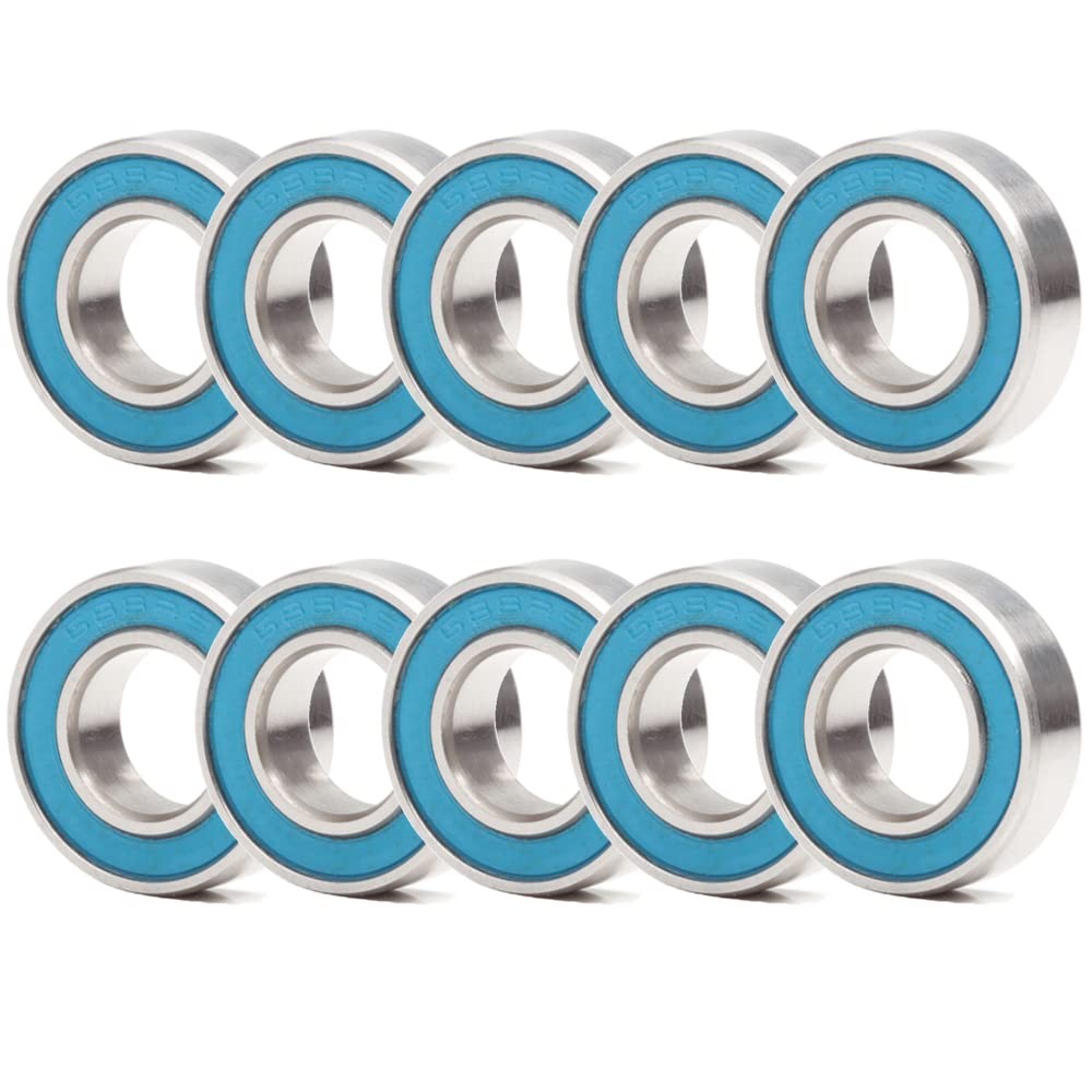 688-2RS Ball Bearing 8x16x5mm,ABEC-3 8x16x5 Blue Rubber Sealed Ball Bearings …