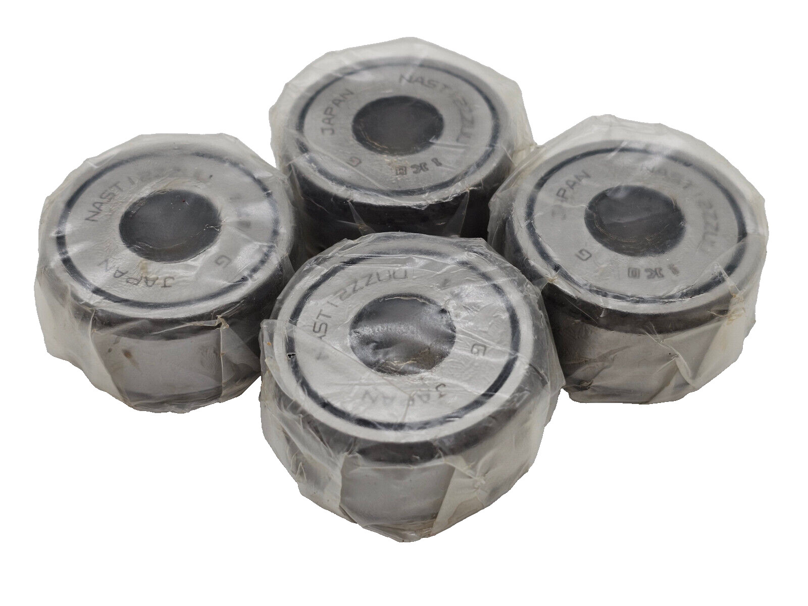 SEALED Nippon IKO NAST12ZZUU Cam Follower, 12 ID x 32 OD x 15.8mm W, Lot of 4