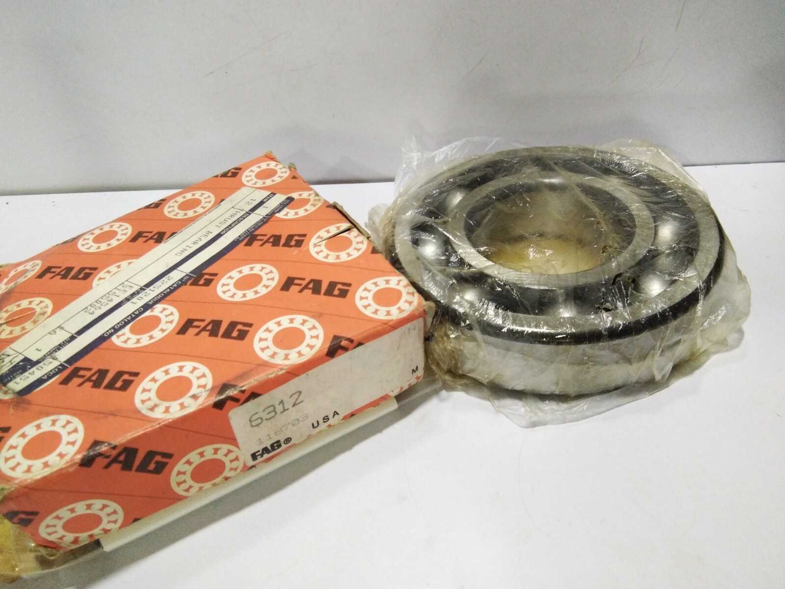 FAG 6312 BALL BEARING