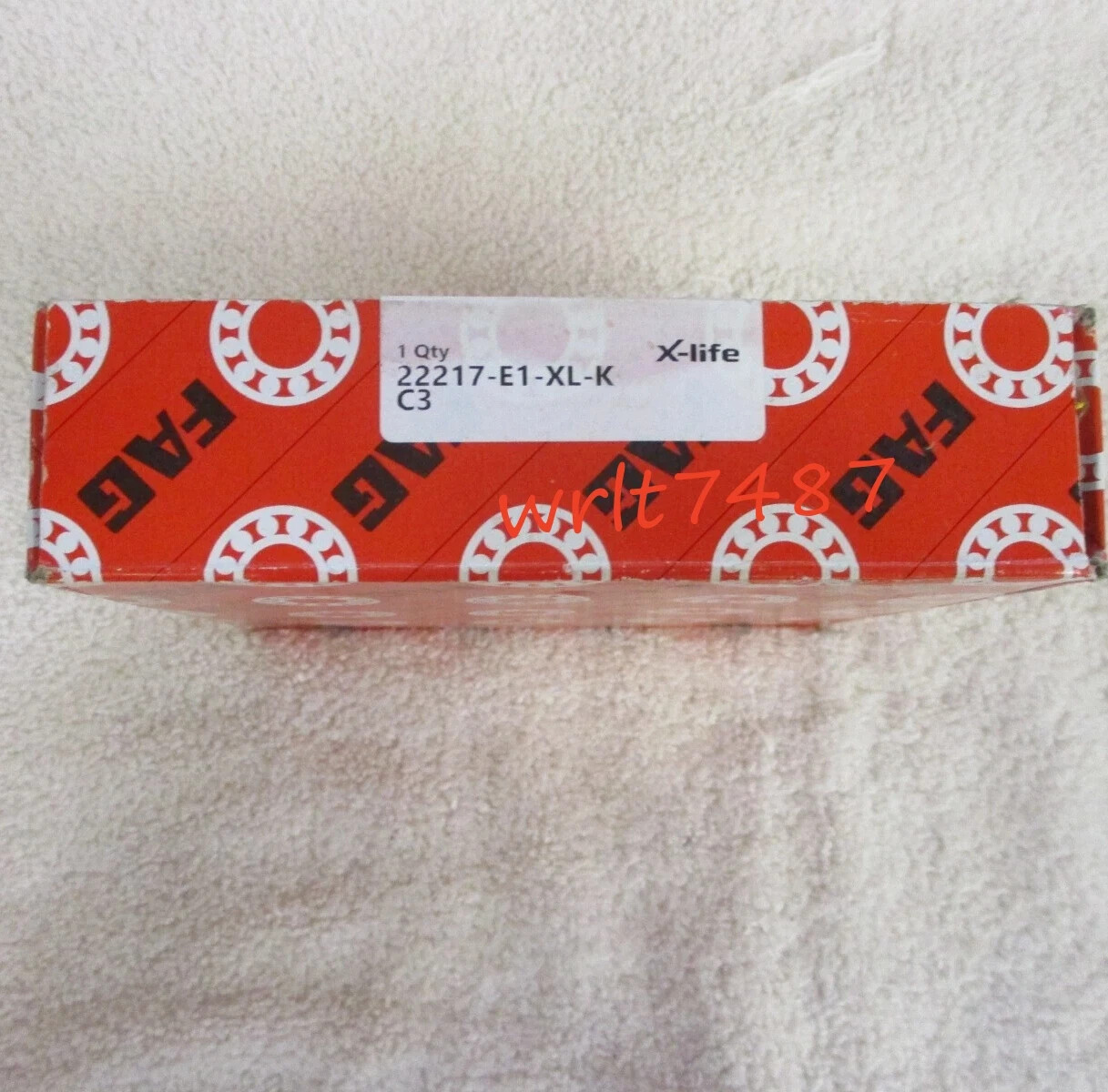 NEW FAG 22217-E1-XL-K-C3 self-aligning roller bearing 1PCS #DC