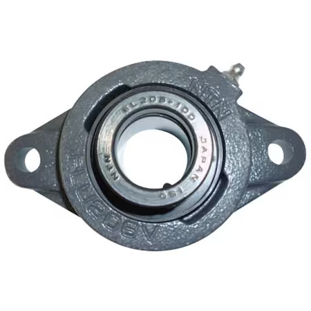 Ntn Uelflu-1.1/2M Flange Bearing, 2-Bolt, Ball, 1-1/2″ Bore
