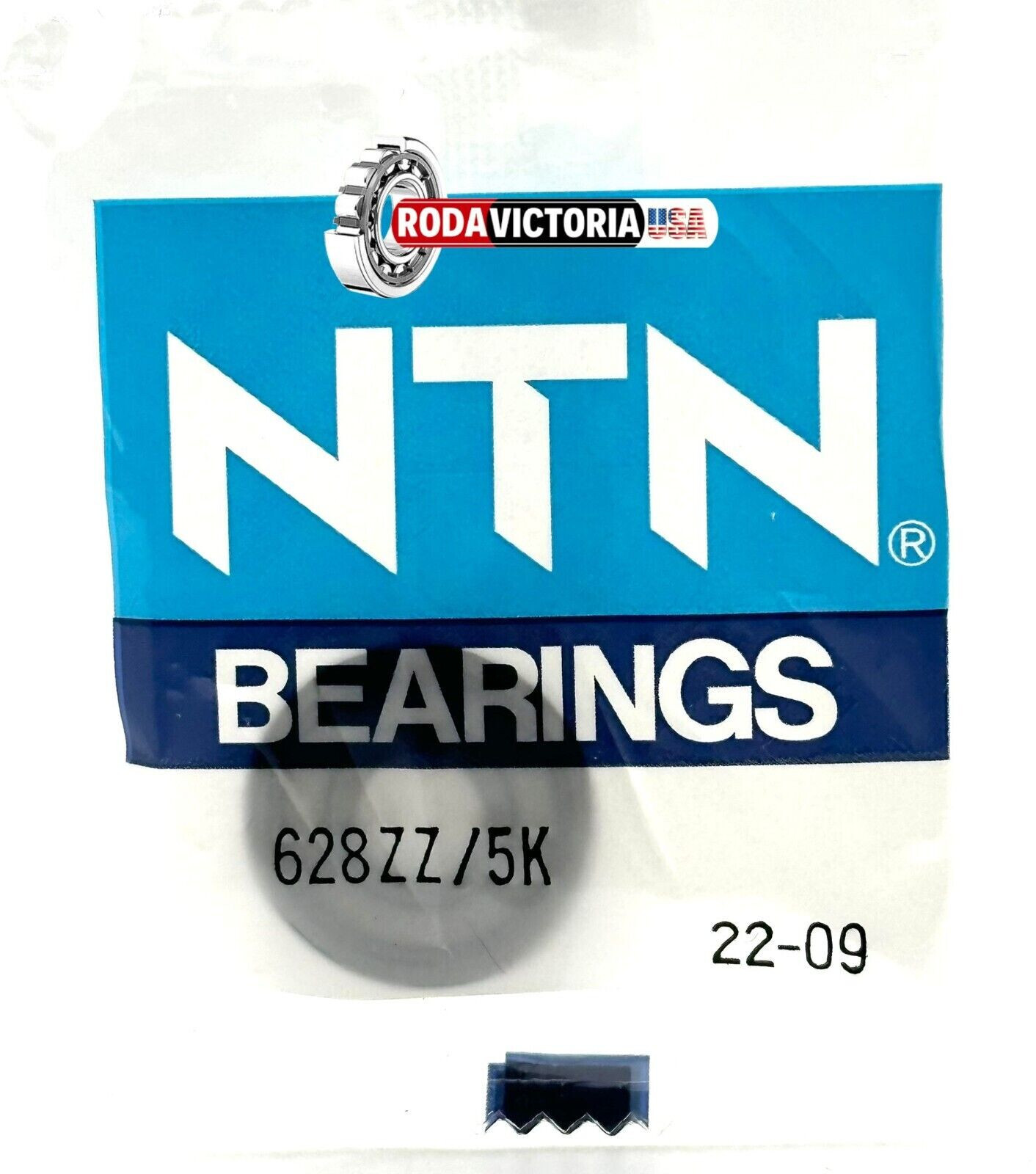 NTN JAPAN 628 ZZ DEEP GROOVE BALL BEARING, METAL SHIELDED 8x24x8mm